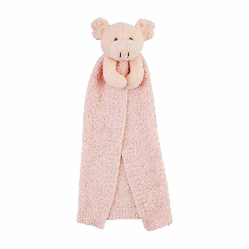 Baby Blanket - Chenille Pig Lovey Blanket - Mud Pie - Dotty's Farmhouse