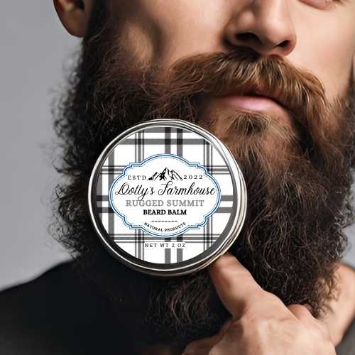 Beard Balm - Rugged Summit - All - Natural High - Quality Nourishing Beeswax Balm - Dotty's Farmhouse