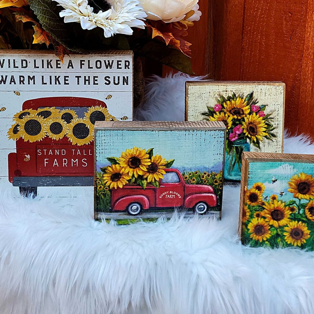 Block Sign - Stand Tall Farms - Primitives by Kathy - Dotty's Farmhouse