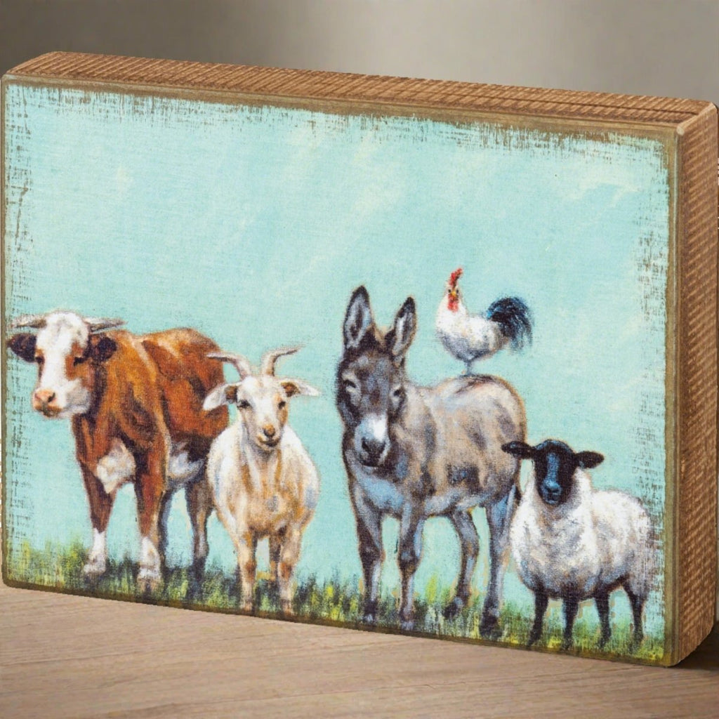 Box Sign - Farm Family - Primitives by Kathy - Dotty's Farmhouse