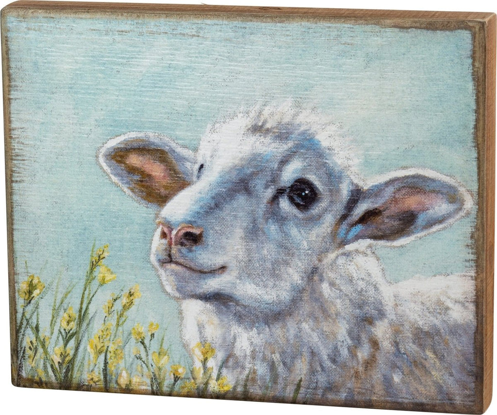 Box Sign - Sheep - Primitives by Kathy - Dotty's Farmhouse