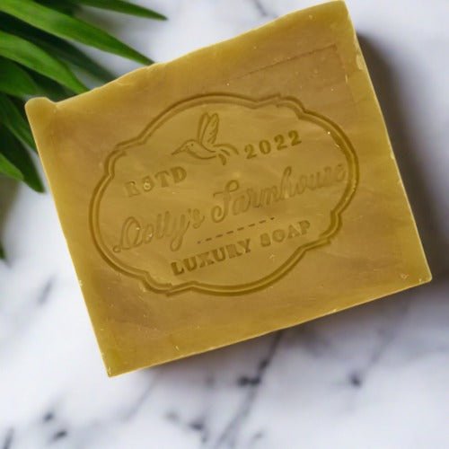 Citrus Berrywood Goat Milk Soap - Inviting Citrus & Sweet Berries with Earthy Depth (4.5 oz bar) - Dotty's Farmhouse