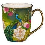 Coffee Mug - Blessed Jeremiah 17:7 - Blue Peacock Ceramic Coffee/Tea Cup - Dotty's Farmhouse