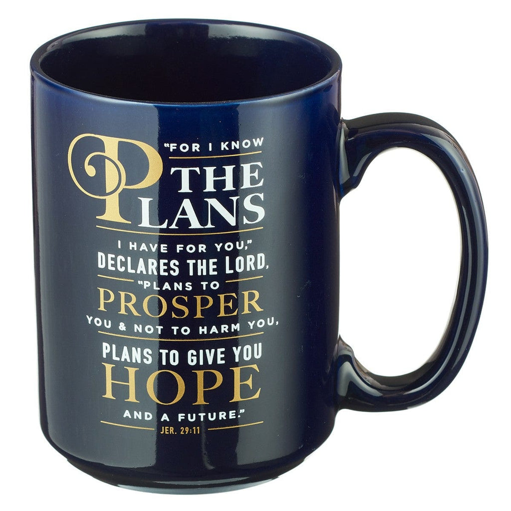 Coffee Mug - For I Know the Plans - Jeremiah 29:11 - Coffee Tea Cup - Dotty's Farmhouse