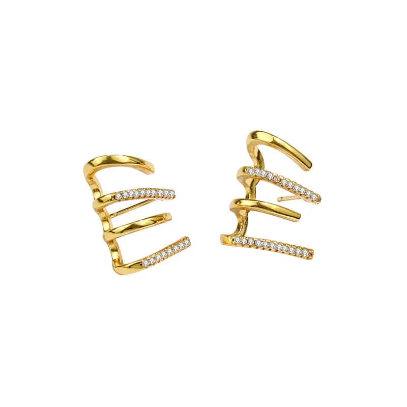 Earrings - Multiple Hoop Stud Earrings - Gold or Silver - Dotty's Farmhouse