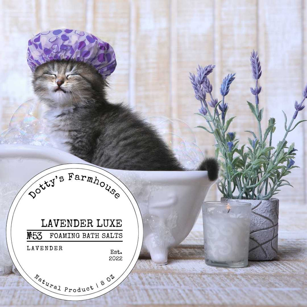 Foaming Bath Salts - No. 53 - Lavender Luxe - Dotty's Farmhouse