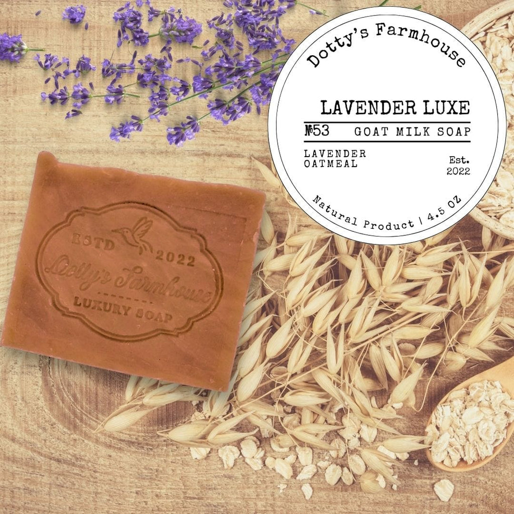 Gentle Goat Milk Soap Bars - No. 53 - Lavender Luxe - Dotty's Farmhouse