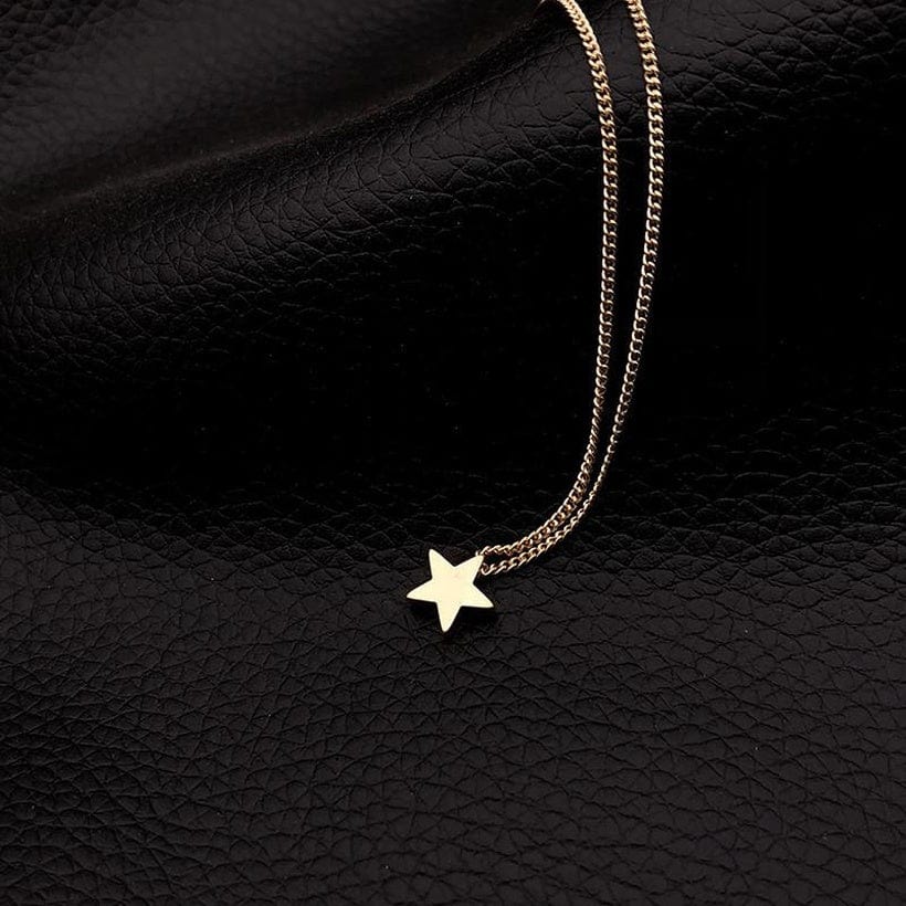 Necklace - Young Preteen/Teen Simple Star Alloy Necklace - Gold Plated - Dotty's Farmhouse