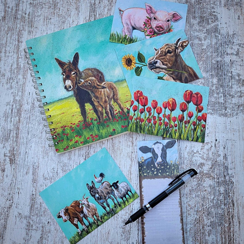 Notecards - Farm Animals - Primitives by Kathy - Dotty's Farmhouse