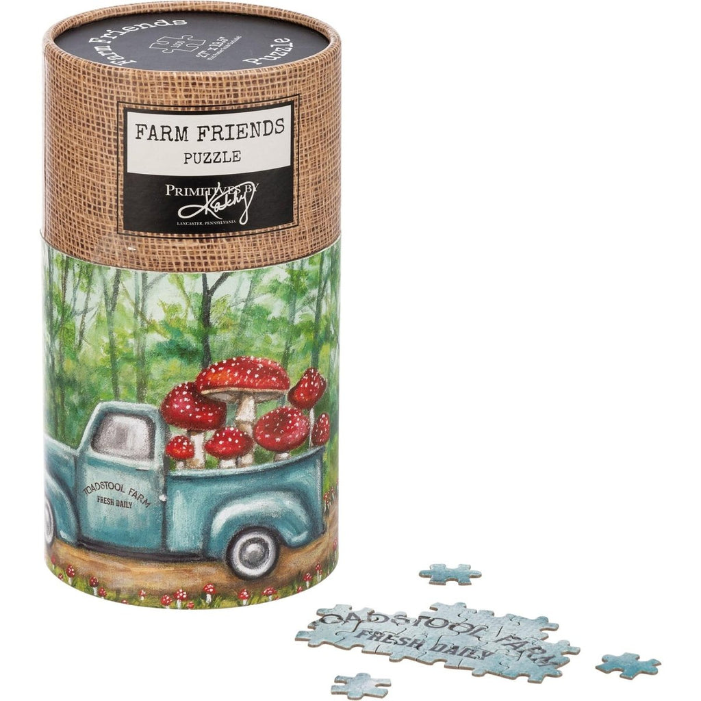 Puzzle - Mushroom Toadstool Farm - 1,000 Piece - Primitives by Kathy - Dotty's Farmhouse