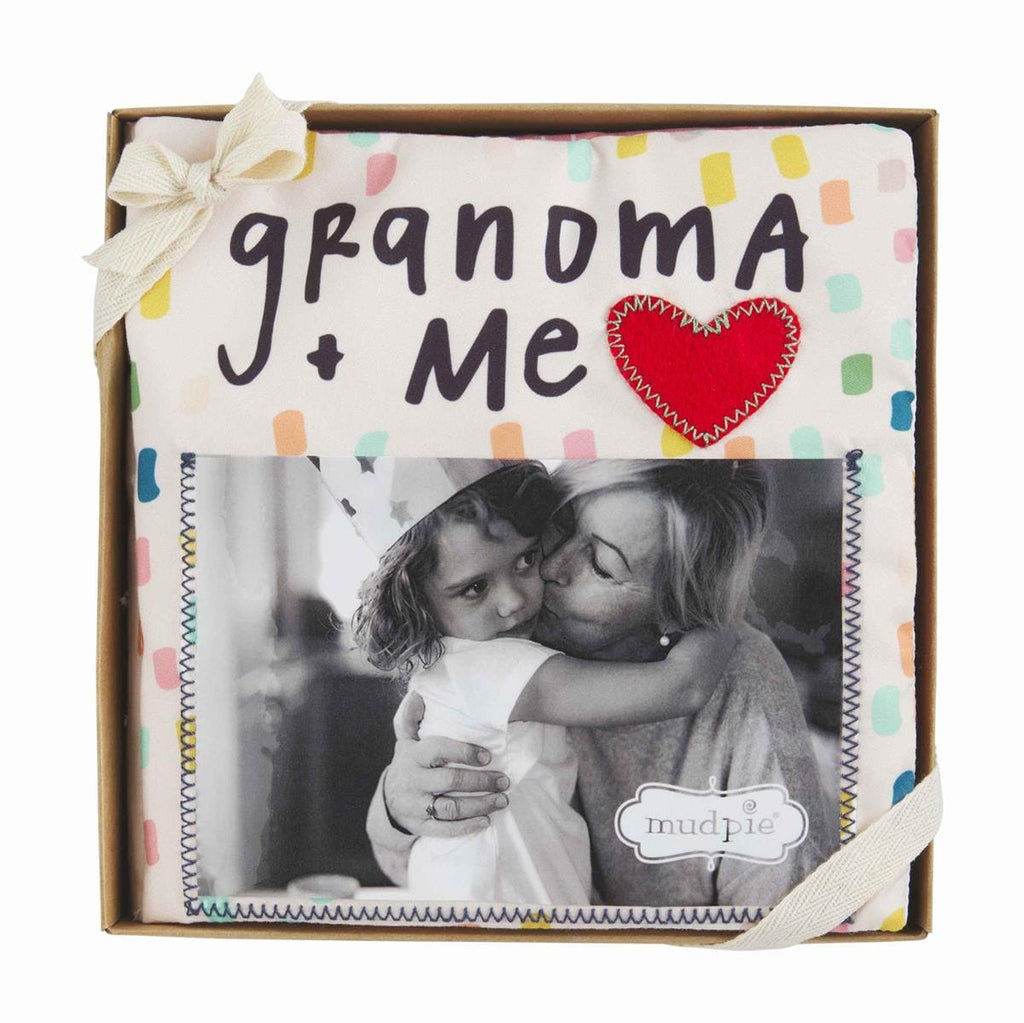Recordable Grandma Photo Album - Soft & Baby Safe - Mud Pie - Dotty's Farmhouse