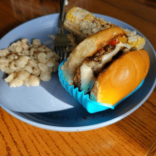 Silicone Adjustable Burger/Sandwich/Donut Holder - 4 Pack - Multicolor - Dotty's Farmhouse