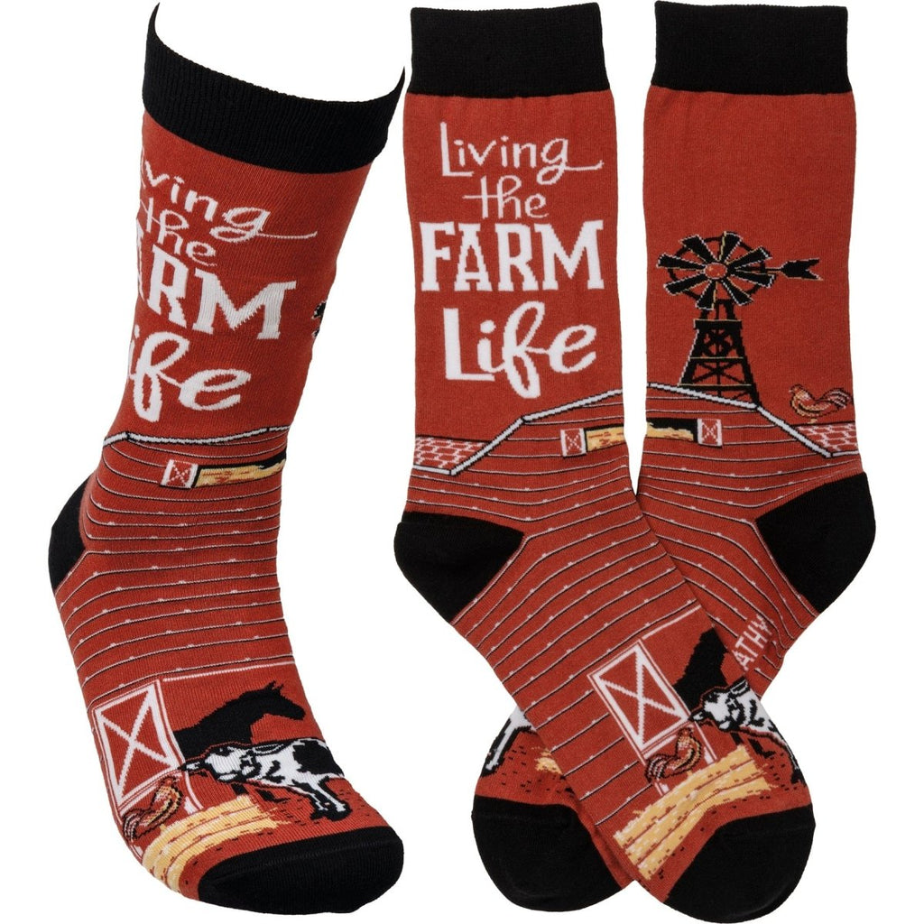 Socks - Living The Farm Life - Primitives by Kathy - Dotty's Farmhouse